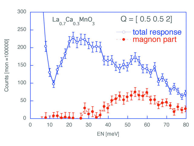 Polarisation analysis of La0.7Ca0.3MnO3